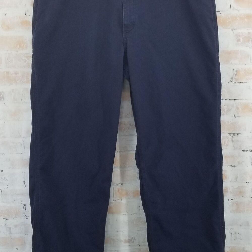 Carhartt FRB159-DNY Flame Resistant Blue Jeans Loose Straight Men's Size 40 x 34